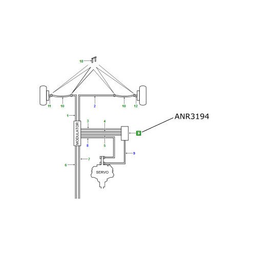 Valva servo frana Land Rover Discovery 1 ANR3194