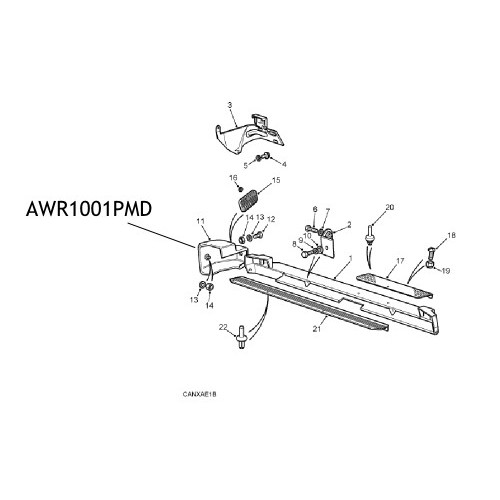 Coltar bara spate AWR1001PMD AWR2985PMD Land Rover Discovery