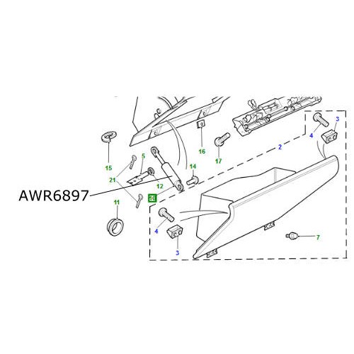 Telescop torpedou Range Rover P38 AWR6897