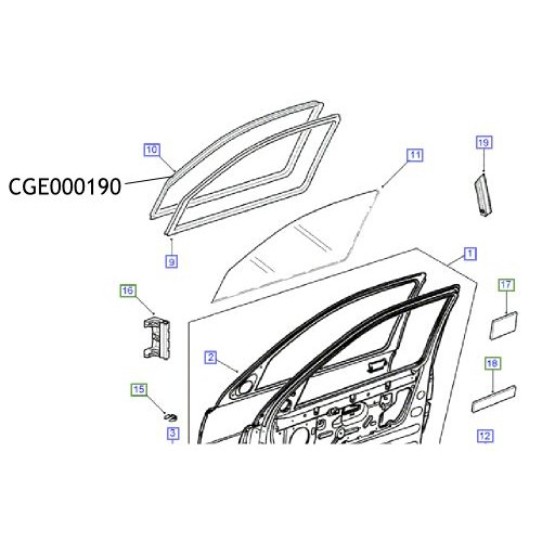 Cheder geam Freelander CGE000190