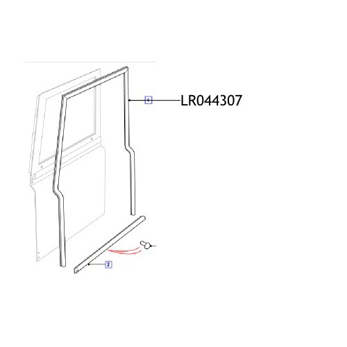 Cheder usa Land Rover Defender LR044307 LR077687