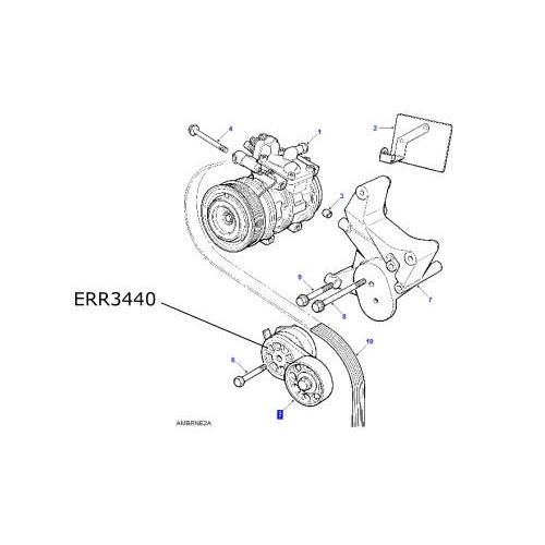Rola intinzatoare curea Aer Conditionat motor 4000cc V8 benzina LR Defender Discovery Range Rover Classic ERR3440