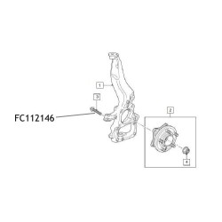 Surub butuc roata Discovery 3 Range Rover Sport FC112146