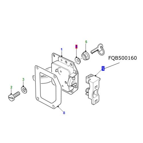 Platnic broasca hayon Land Rover Defender FQB500160