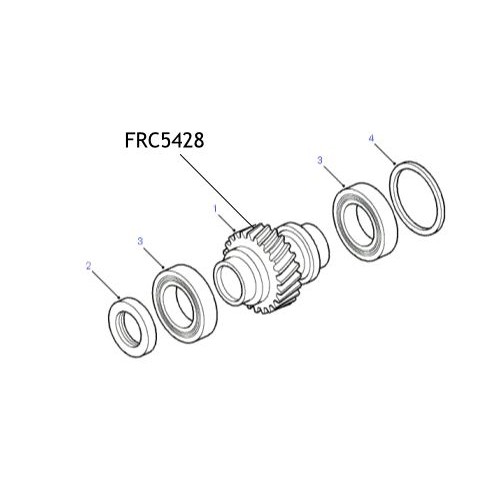 Pinion principal cutie transfer Discovery Defender Range Rover FRC5428