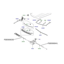 Cablu frontal capota Range Rover L322 FSE000030
