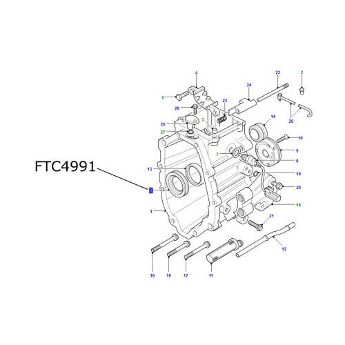 Inel ax principal cutie viteze R380 LR Defender Discovery Range Rover FTC4991
