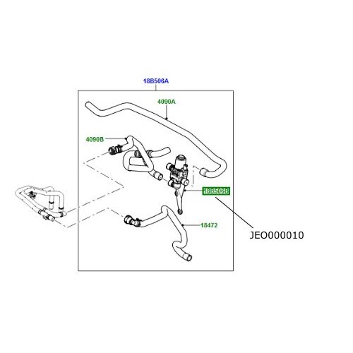 Valva Webasto Range Rover L322 JEO000010