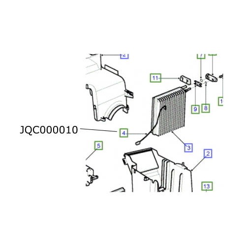 Senzor aer conditionat Freelander 1 de la 2001 JQC000010