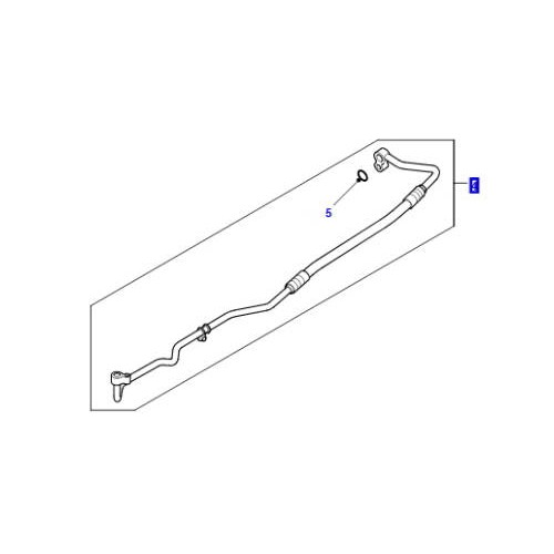 Conducta condensator Aer Conditionat LR Freelander 1 TD4 JUE000610