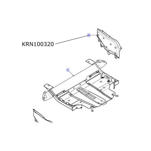 Scut motor dreapta Land Rover Freelander 1 KRN100320