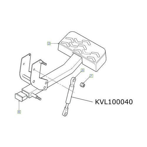 Telescop amortizor treapta spate LR Discovery 2 KVL100040