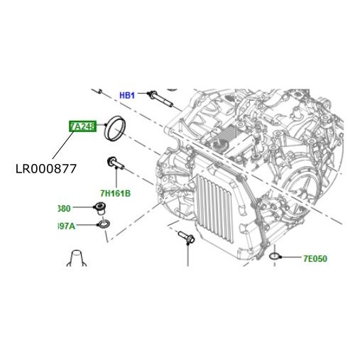 Simering priza cutie automata LR Freelander 2 Range Rover Evoque LR000877