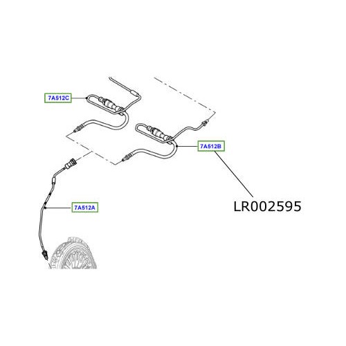 Conducta ambreiaj Freelander 2 Discovery Sport Range Rover Evoque LR002595