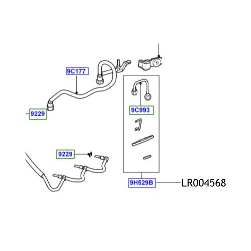 Kit reparatie cilindru injector Discovery Range Rover LR004568