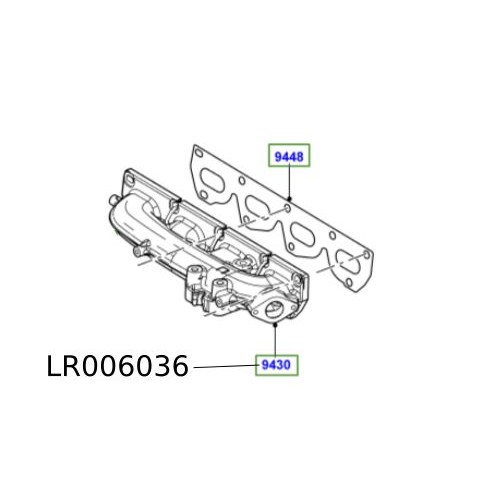 Galerie evacuare Freelander 2 diesel LR006036