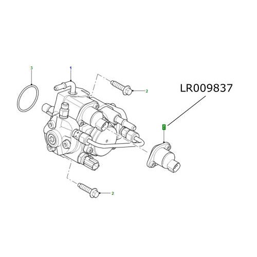 Valva vapori motorina pompa injectie LR Defender 2400cc LR009837