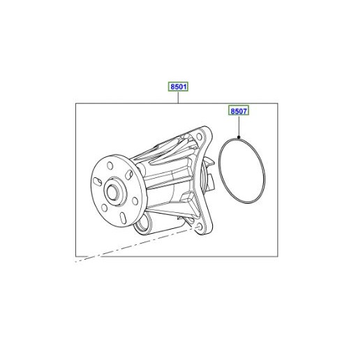 Pompa apa motor 3000cc diesel V6 Discovery 4 Range Rover L405 si Sport LR013164