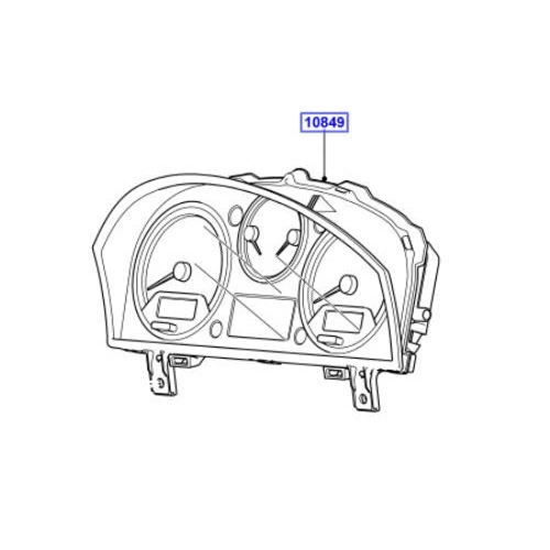 Ceasuri bord ansamblu LR Discovery 3 diesel LR014551