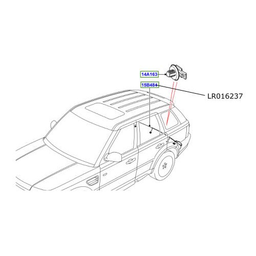 Cablaj senzori parcare spate Range Rover Sport LR016237