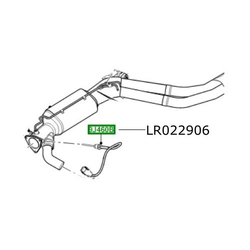 Senzor temperatura esapament Range Rover L322 L405 si Sport LR022906