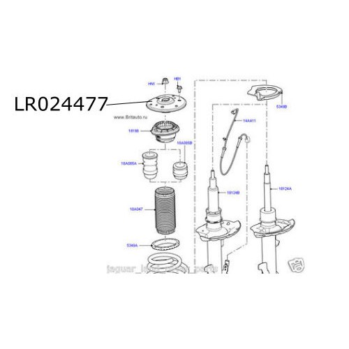 Flansa amortizor suspensie Range Rover Evoque LR024477