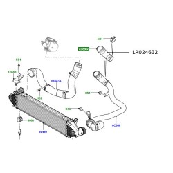 Furtun intercooler turbina 2200cc diesel LR Freelander 2 Discovery Sp…