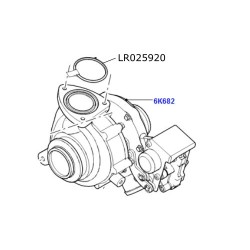 Garnitura turbina motor 2200cc diesel LR Freelander 2 Discovery Sport…