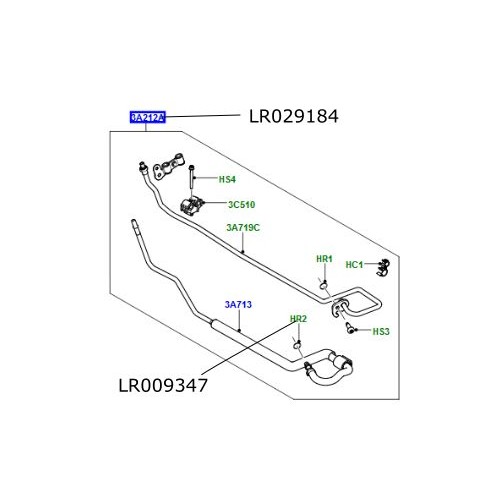 Conducta tur servo directie Land Rover Freelander 2 LR029184