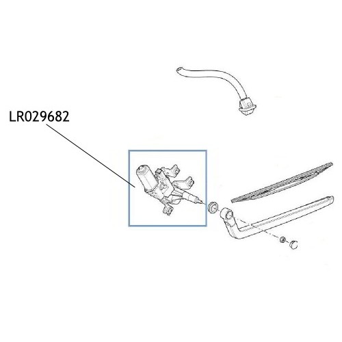 Motor stergator LR029682 Land Rover Discovery