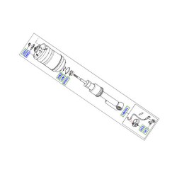 Amortizor si perna aer spate Range Rover Sport 2010-2013 LR032652