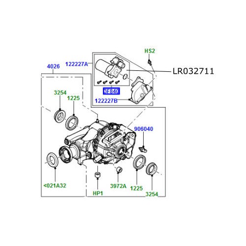 Motor diferential spate Discovery 3 si 4 Range Rover L322 L405 si Sport LR032711