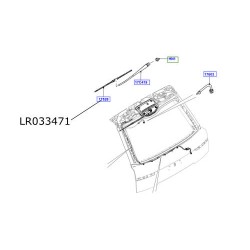 Lamela stergator luneta Range Rover L405 LR033471
