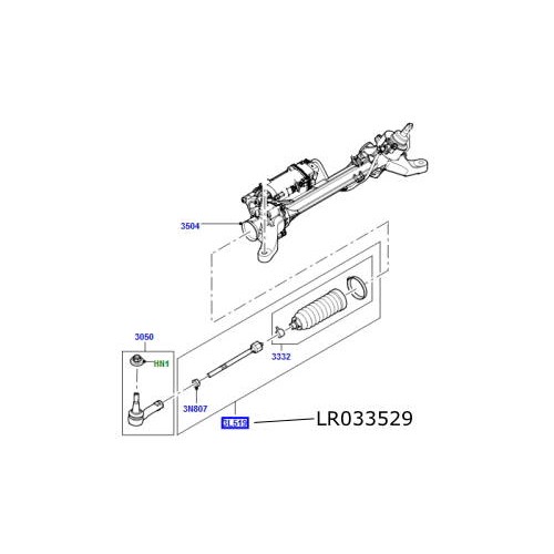 Bieleta directie cu burduf Range Rover L405 si Sport LR033529