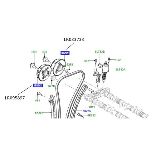 Pinion ax came evacuare LR Freelander 2 Discovery Sport Range Rover Sport si Evoque LR033733