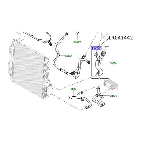 Senzor temperatura apa LR Discovery 4 Range Rover Sport si Evoque LR041442