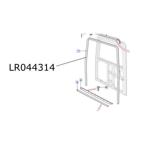 Cheder hayon LR Defender Puma LR044314