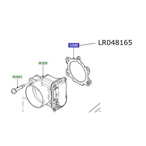 Garnitura clapeta acceleratie LR Discovery 5 Range Rover L405 Sport si Velar LR048165