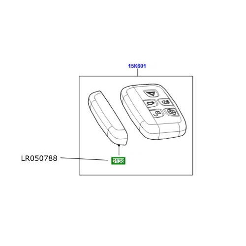 Capac cromat telecomanda Freelander 2 Discovery 4 si Sport LR050788
