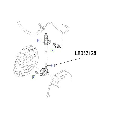Cilindru receptor si rulment ambreiaj LR052128 Land Rover Defender