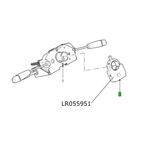 Senzor unghi volan Land Rover Defender de la 2007 LR055951