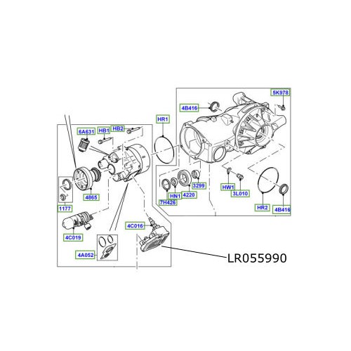 Calculator Haldex Range Rover Evoque LR055990