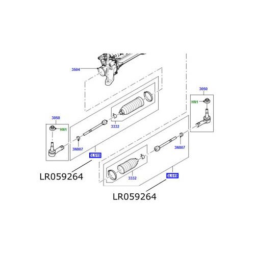 Bieleta directie Range Rover L405 si Sport LR059264