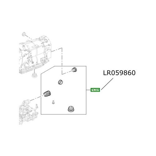 Kit buson baie ulei cutie automata Range Rover L405 si Sport LR059860