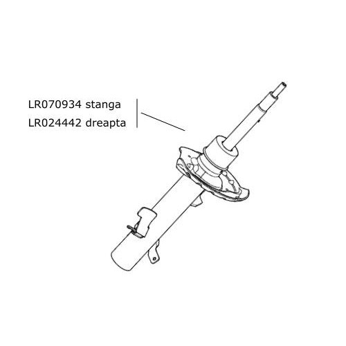 Amortizor suspensie fata stanga Range Rover Evoque LR070934