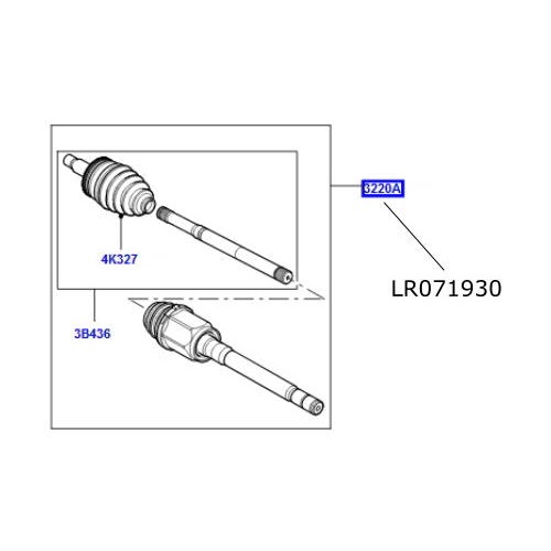 Planetara fata dreapta LR Discovery 3 si 4 Range Rover Sport TDB500080 LR071930
