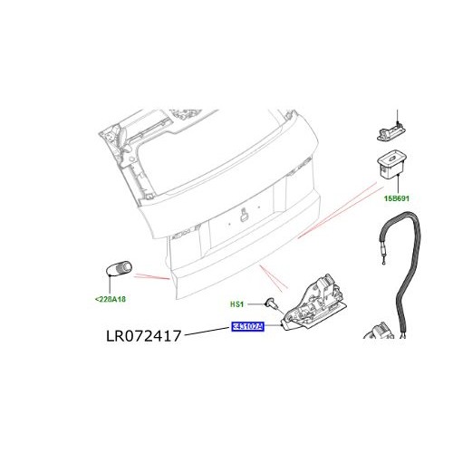 Broasca hayon Range Rover Evoque LR072417