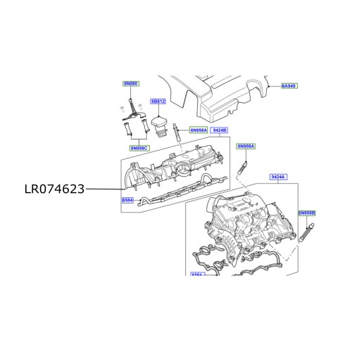 Galerie admisie motor 3000cc diesel Discovery 4 Range Rover L405 si Sport LR074623