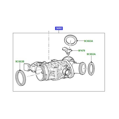 Clapeta acceleratie LR Discovery 4 2700cc diesel LR078820