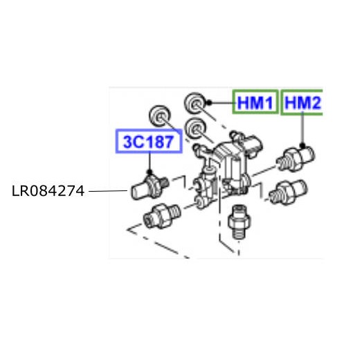 Senzor compresor suspensie LR Discovery 4 Range Rover Sport LR084274